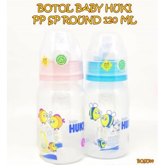 BOSU84 BOTOL BABY HUKI PP SP ROUND 120 ML CI0328