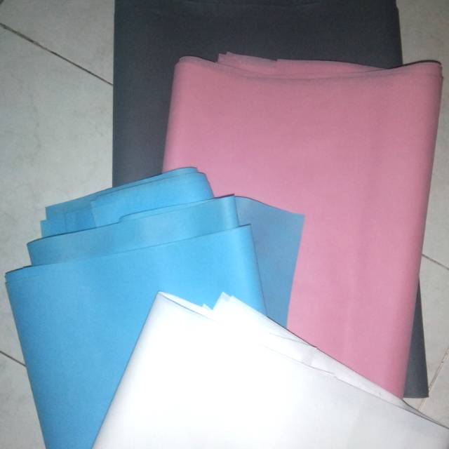 

Kain Spunbond (biru muda, toska muda, putih,light grey) 100 x 50