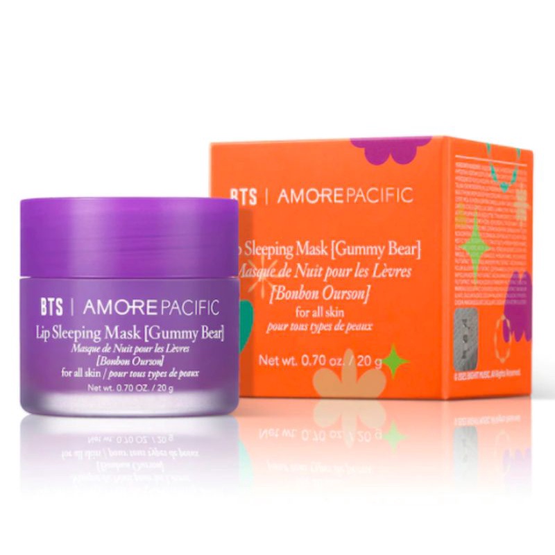 [READY] LANEIGE x BTS | AMOREPACIFIC Lip Sleeping Mask Purple Edition (Gummy Bear)