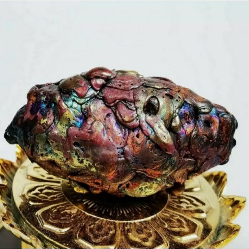 Leklai 7 Colour Suriyanracha Thai Wealth Luck Amulet Mgic Stone Lp Yai