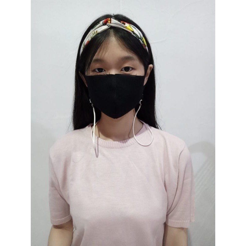 Kalung Gantungan Masker Strap Mask Hanging Korean Suede Series Multifungsi