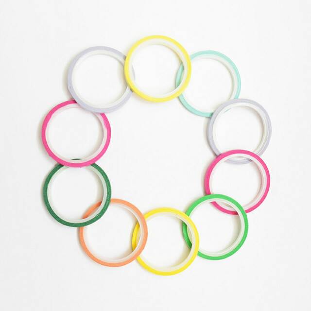 

Masking Tape Slim Pastel 3pc Set