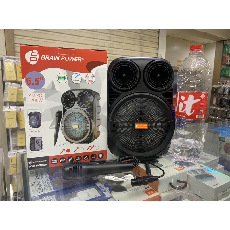 SPEAKER BLUETOOTH 3381 / 338 BONUS MIC 6,5INCI / SALON AKTIF PORTABLE