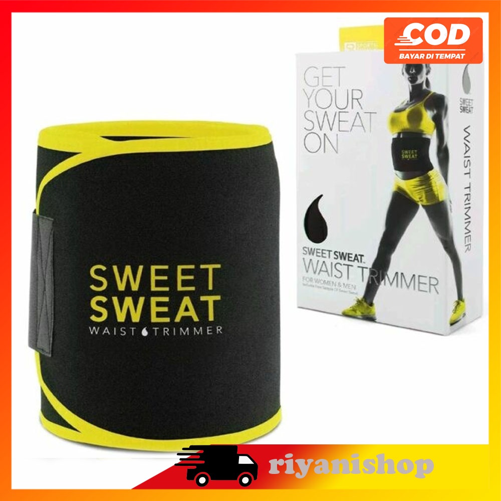 KORSET SWEET SWEAT WAIST TRIMMER BELT SABUK PRIA WANITA CORSET PEMBAKAR LEMAK PELANGSING PERUT ORI K