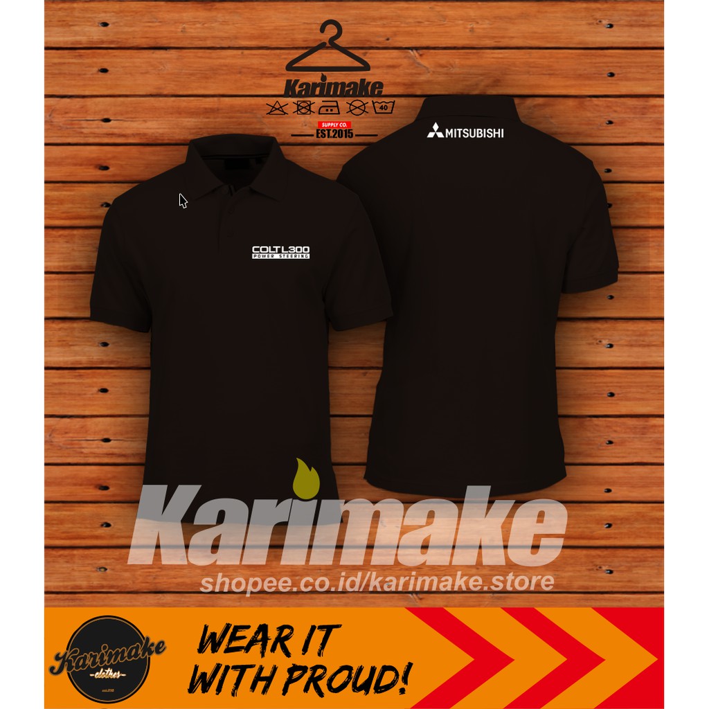 Polo Shirt Kaos Polo Mitsubishi L300 Kaos Otomotif -