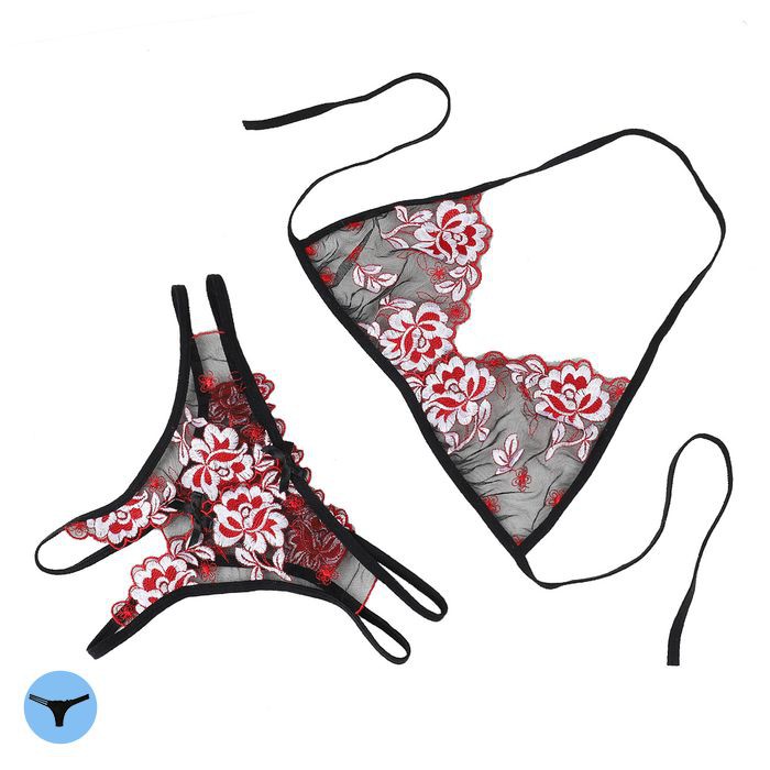 LINGERIE BORDIR SEXY/LINGERIE WANITA/LINGERIE SEXY BAHAN HALUS/BRA SET/DALEMAN WANITA MURAH