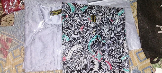 Gamis Couple • Tille Doty Mix Maxmara Original Premium High Quality • Gamis Batik Couple