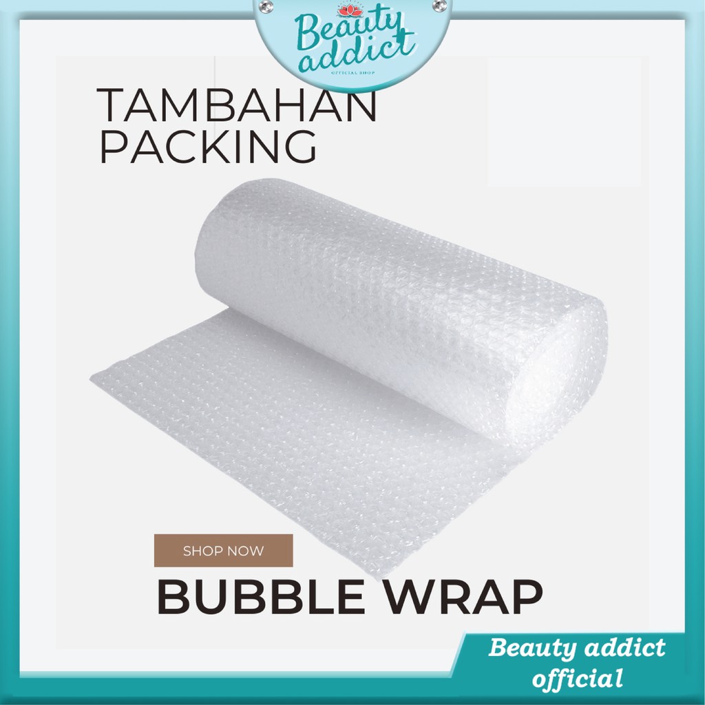

✔️beautyaddict✔️ BUBBLE WARP UNTUK TAMBAHAN EXTRA PACKING