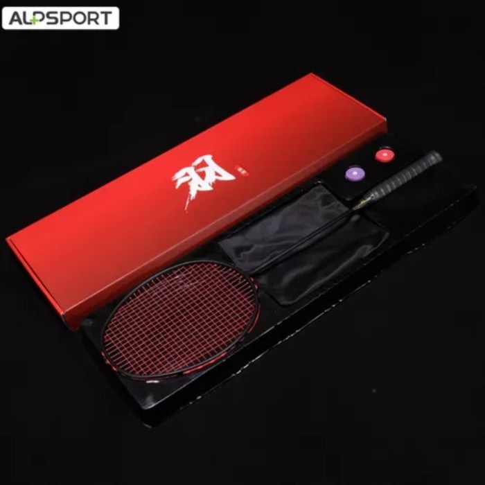 ALP BD Pro 6U Raket Badminton 30 Lbs, Raket Kompetisi Bulu Tangkis Pro