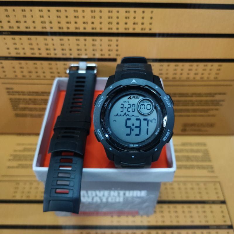 Jam Tangan Digital Pria Claudius Arei Outdoorgear Jam Tahan Air Original