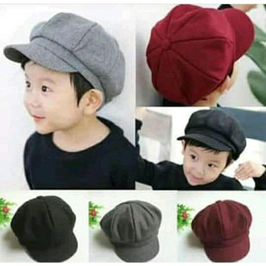 Topi bayi sampai Balita motif Polos Nuna Store / Topi Bayi Baseball keren untuk anak anak