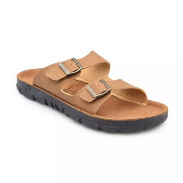Bata Sandal Kulit Pria Energyzer Cream-8733076