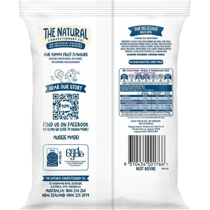 

THE NATURAL Confectionery Jelly Babies 260 Gram (Made in Australia)