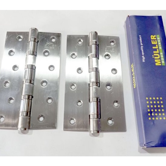 Engsel Pintu Stainless SUS304 MULLER 6 Inch [1set]