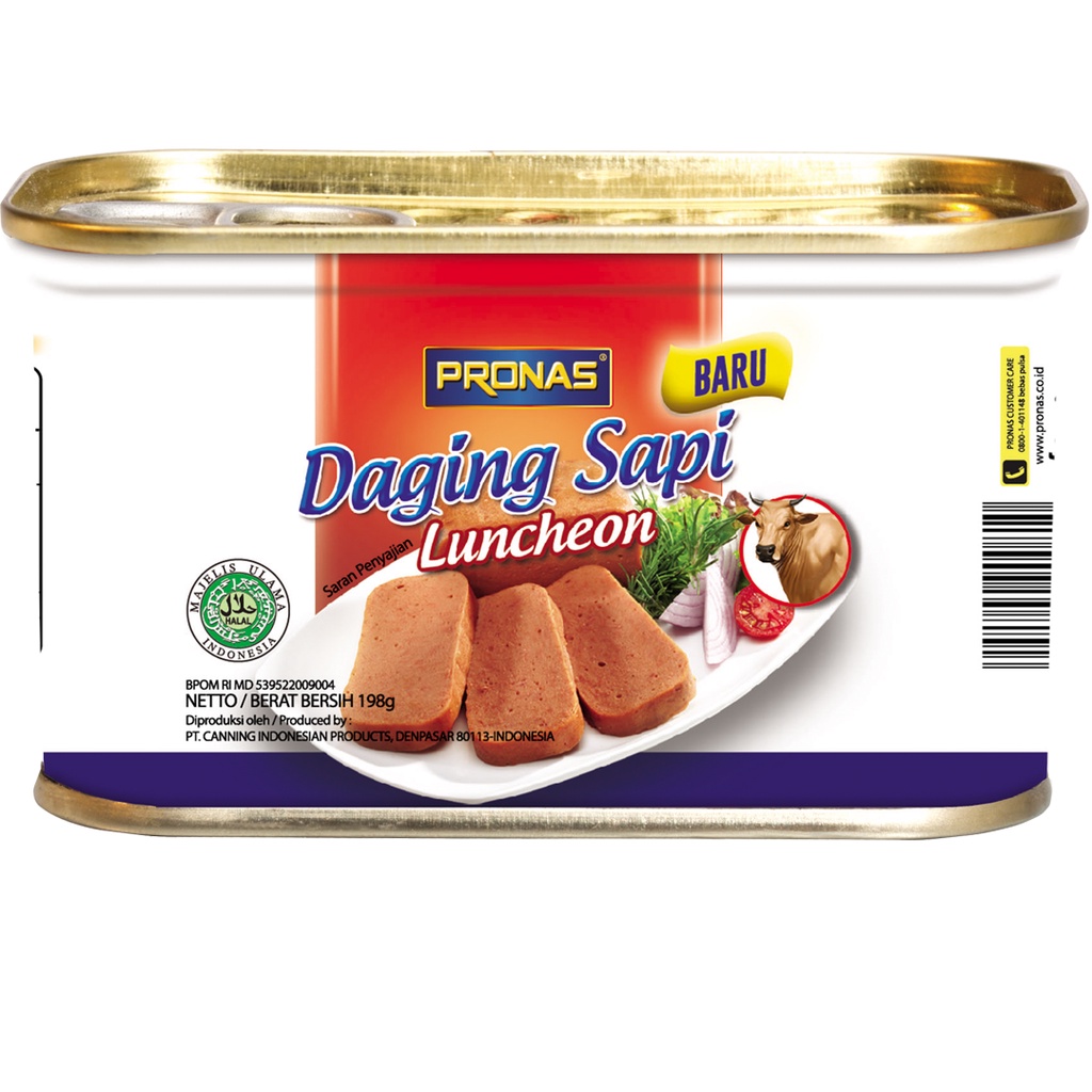 PRONAS Luncheon Sapi 198 gr Buy 2 Get 1