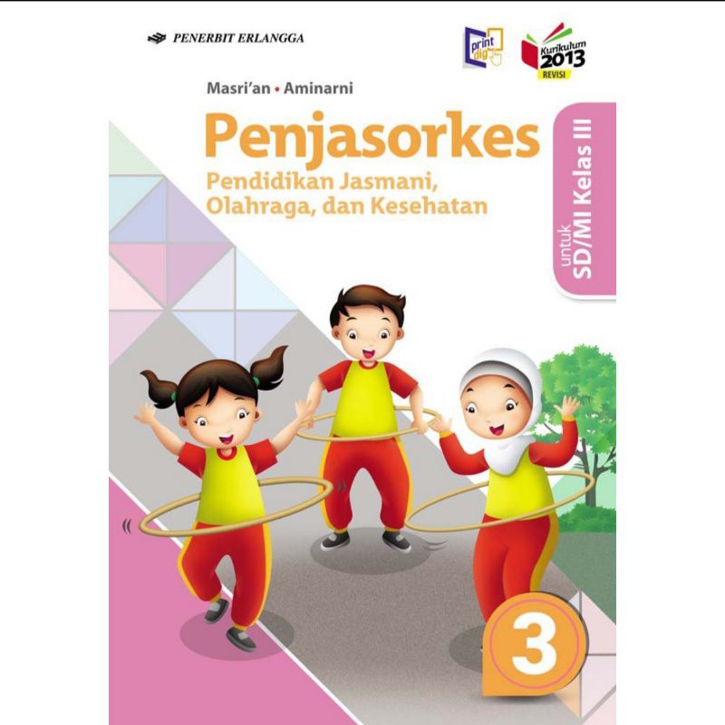 BUKU PENJASORKES SD/MI KELAS 3 PENERBIT ERLANGGA