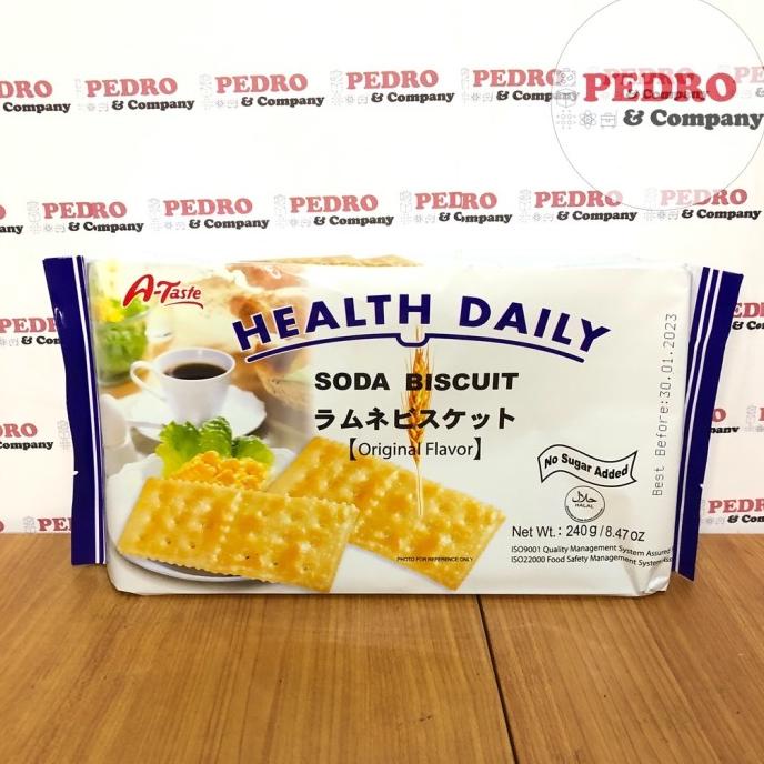 

A taste healthy daily soda biscuit ORIGINAL 240 gram - soda biskuit TERLARIS TERPERCAYA ORIGINAL