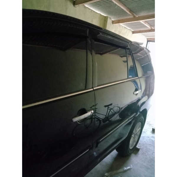 list lis kaca samping pelipit pintu mobil toyota innova inova 2004 sampai 2015 2005 2006 2007 2008 2009 2010 2011 2012 2013 2014 chrome window liner