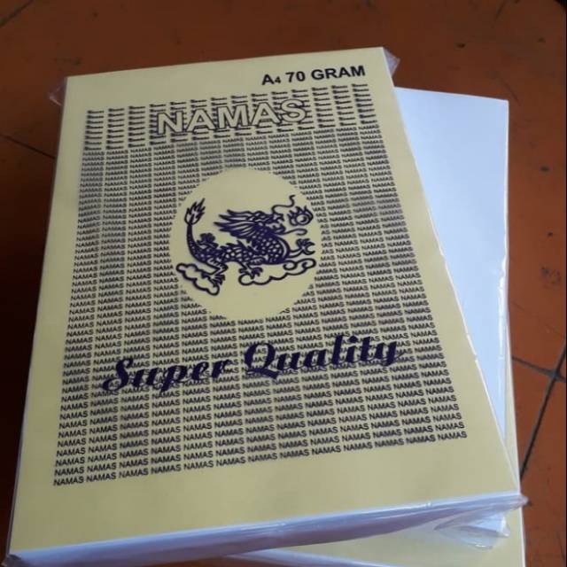 

Kertas Print Namas Size A4 70gsm.