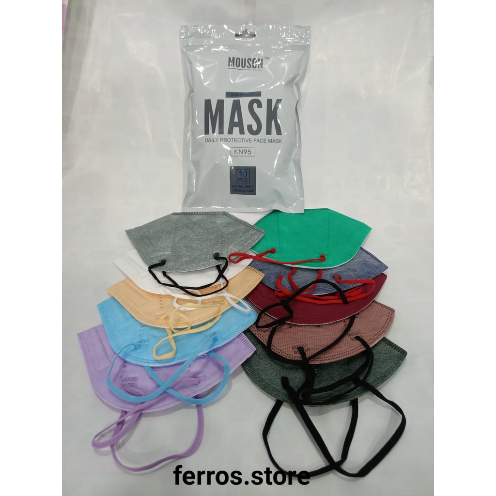 MASKER KN95 MOUSON ISI 10 PCS