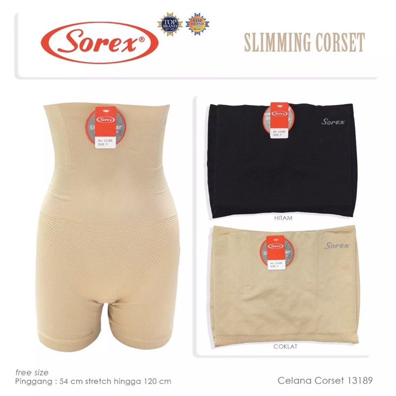 Celana Korset Pelangsing SOREX 13189 Shapewear Collection Freesize