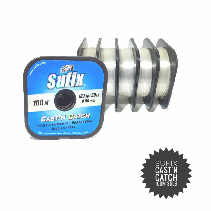 Senar Pancing Sufix Cast'n Catch 30Lb