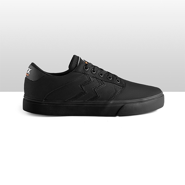 Geoff Max Factory -  Gavin All Black STZ (Clearance Sale) | Sepatu Pria | Casual | Sneakers  |  Grad