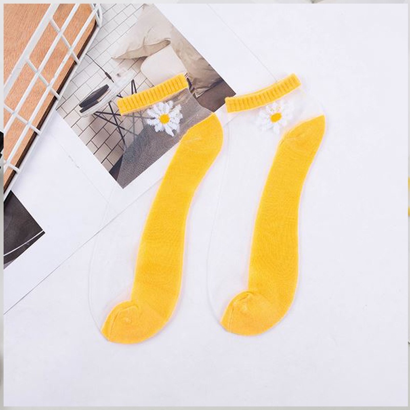 Kaos Kaki Ankle Pendek Lucu Tebal 1kg muat 86pcs Motif Brown Import Lembut GANNISE KK0002-KK0001 YELLOW