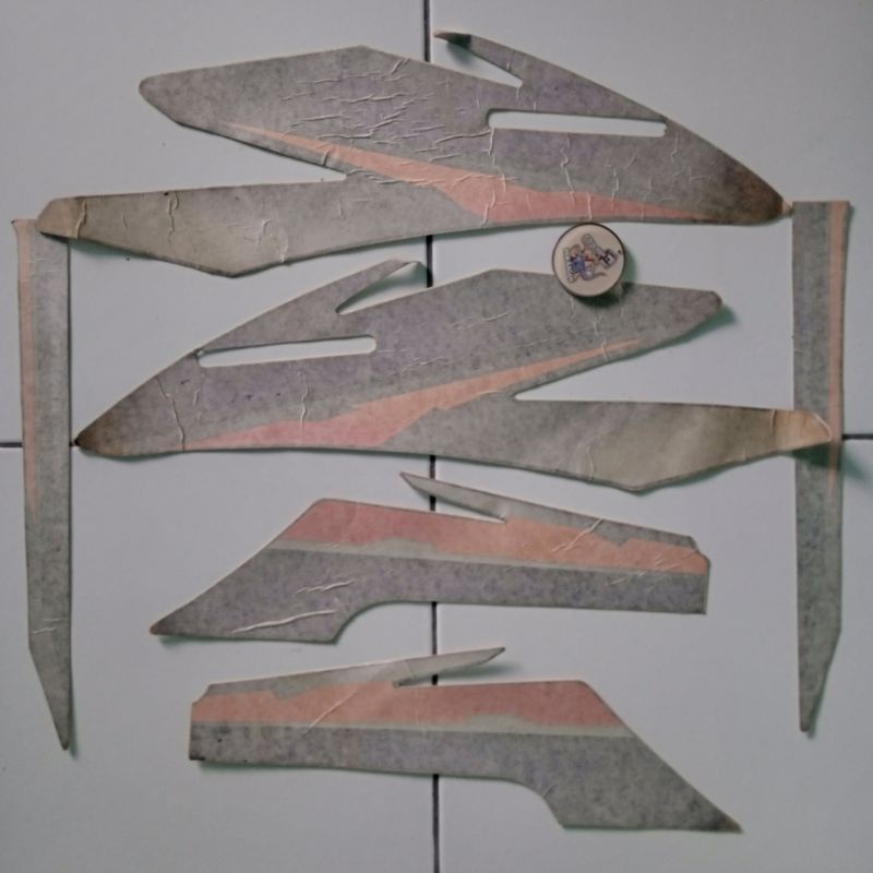 STRIP STRIPING STRIPPING STIKER STICKER LIS POLET DECAL BODY HONDA GL PRO GLPRO NEOTECH NEO TECH TAH