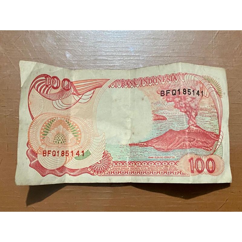 uang 100 kertas lama
