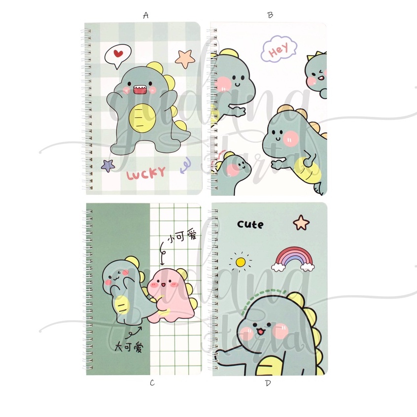 

Notebook A5 Spiral Cute Dino Buku Motif Dinosaurus Lucu GH 308851