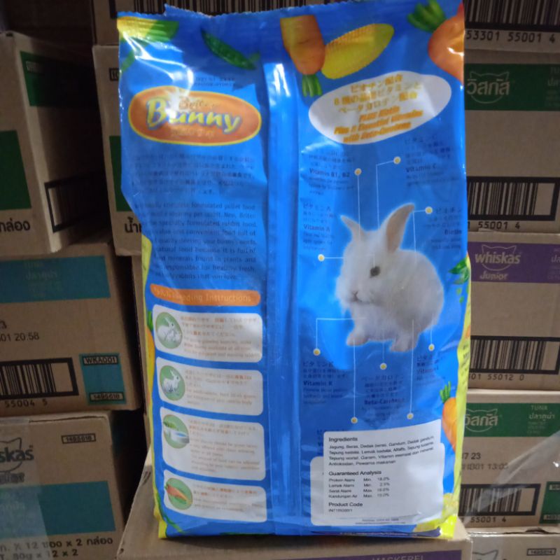 BRITER BUNNY MAKANAN KELINCI FRASPACK 1KG