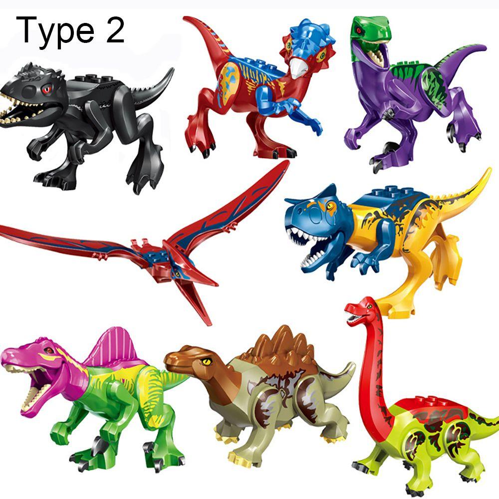 R-flower 1 Set Mainan Balok Bangunan Dinosaurus Full Size Untuk Edukasi Dini Anak