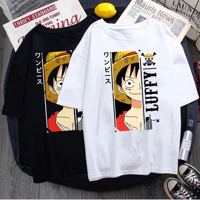 Mokokomo Kaos Luffy Baju Oversize Pria Kaos Oversize Pria Terbaru