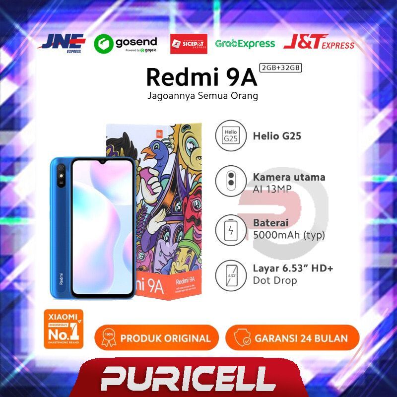 Jual Xiaomi Redmi 9a Ram 232gb Garansi Resmi Shopee Indonesia