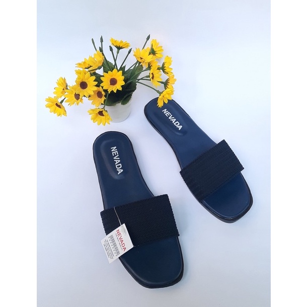 DISKON DAY! Sandal Selop Rajut Nevada Termurah - Sandal Wanita Nevada