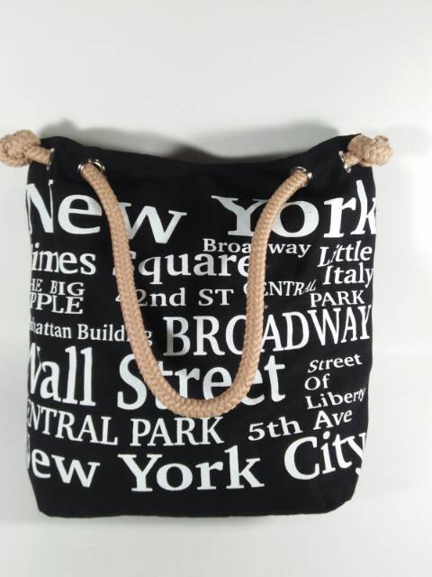 TAS_BDG - TOTEBAG UNIK KARAKTER NEW YORK