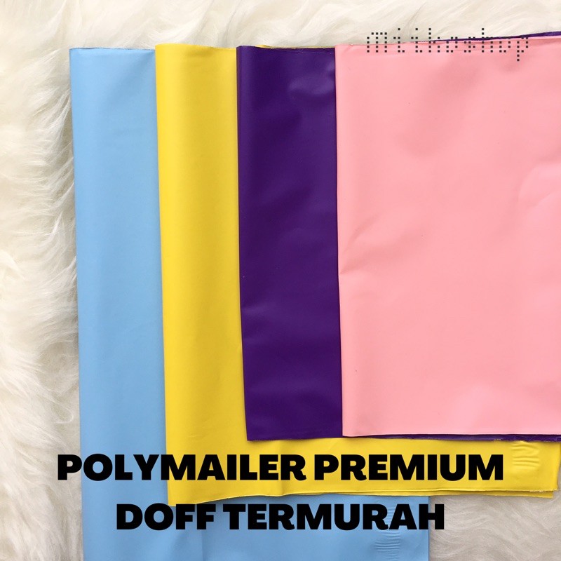 POLYMAILER DOFF PREMIUM TERMURAH PLASTIK PACKING BAJU SATUAN LEMBARAN PC