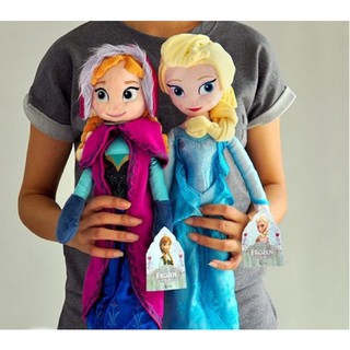 Ifone Boneka Princess Disney Frozen Elsa &amp; Anna Ukuran 40cm / 50cm untuk Hadiah Natal