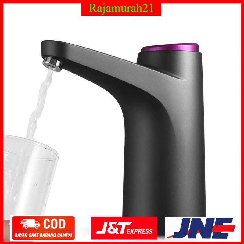 Pompa Elektrik Air Minum Galon Rechargeable - Black - 7RHXJGBK