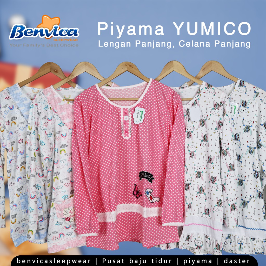 Piyama Yumico Baju Tidur Banyak Motif Shopee Indonesia