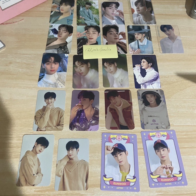 (Ready) Photocard/PC Official Astro Cha Eun Woo / Lee Dong Min (NON ALBUM)