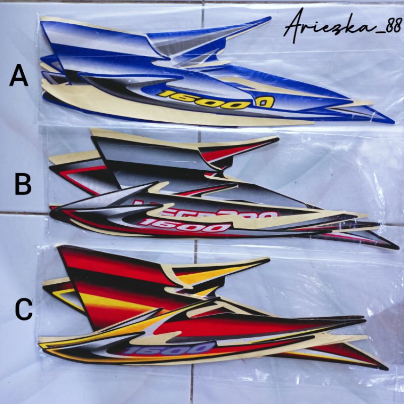 Striping Megapro 2005 2006 Velg CW | stiker honda megapro hiu megapro lama