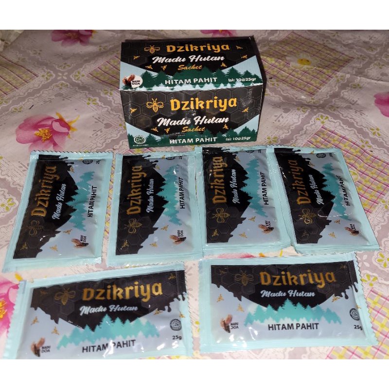 

Dzikriya madu hutan hitam Pahit (sachet)
