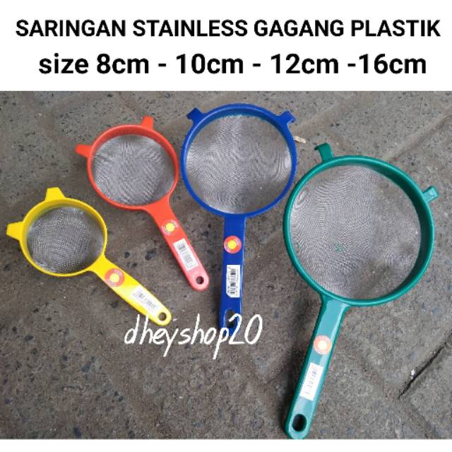 Jual Macam Macam Saringan Stainless Gagang Plastik Owl Saringan Berkualitas Shopee Indonesia 9802