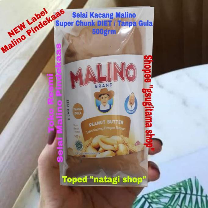 

Selai Kacang Malino Diet Keto Super Chunck 500gram