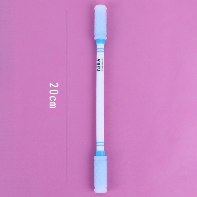 (LUCKID) Pen Spinning Anti Slip Warna Putih Ukuran 20CM Champion