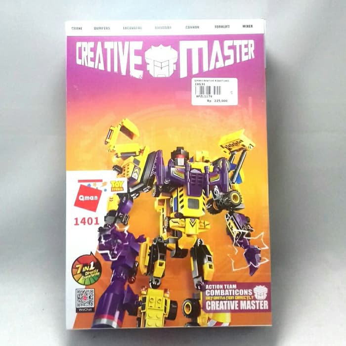 Qman 7 in 1 Creative Master Robot Transform 1401
