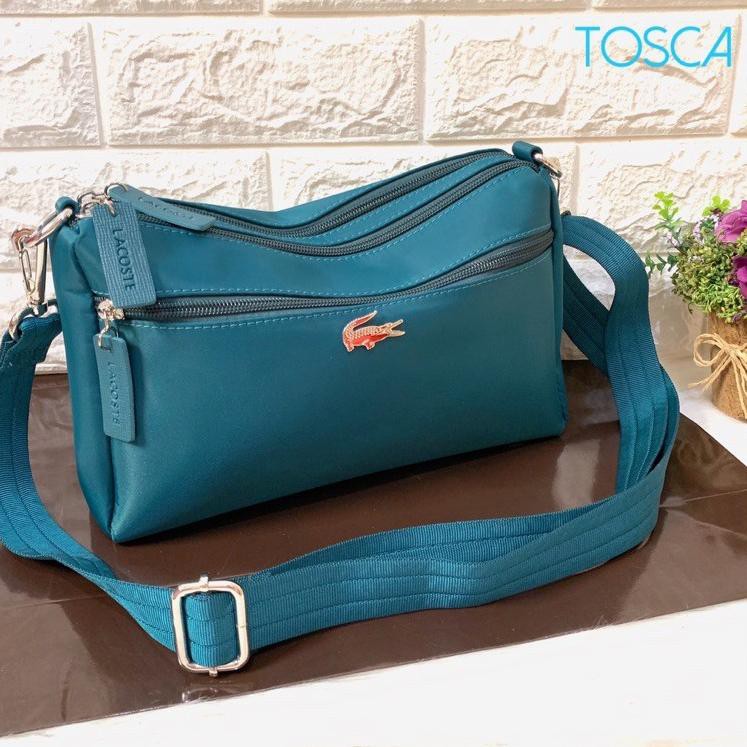 ♖ TAS SELEMPANG LCOS NYLON 3REST L2177 LCOS JENNIE IMPORT SUPER PREMIUM TAS BATAM JAMJO ♦