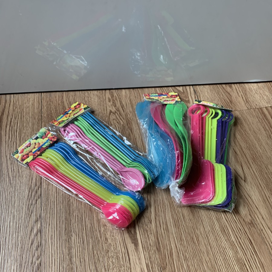 Sendok es jus plastik sendok jus souvenir